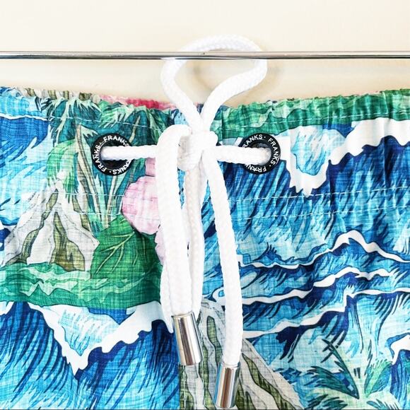 Frank’s tropical print swim trunks Large NEW - Picture 6 of 14